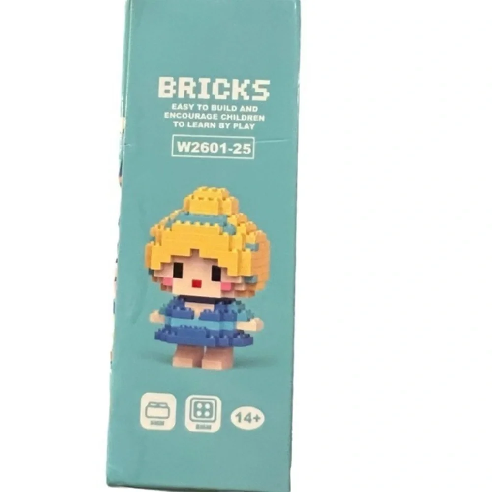 Mini Anime Princess Character‎ Micro Building Blocks NEW 162 Pieces W2601-25